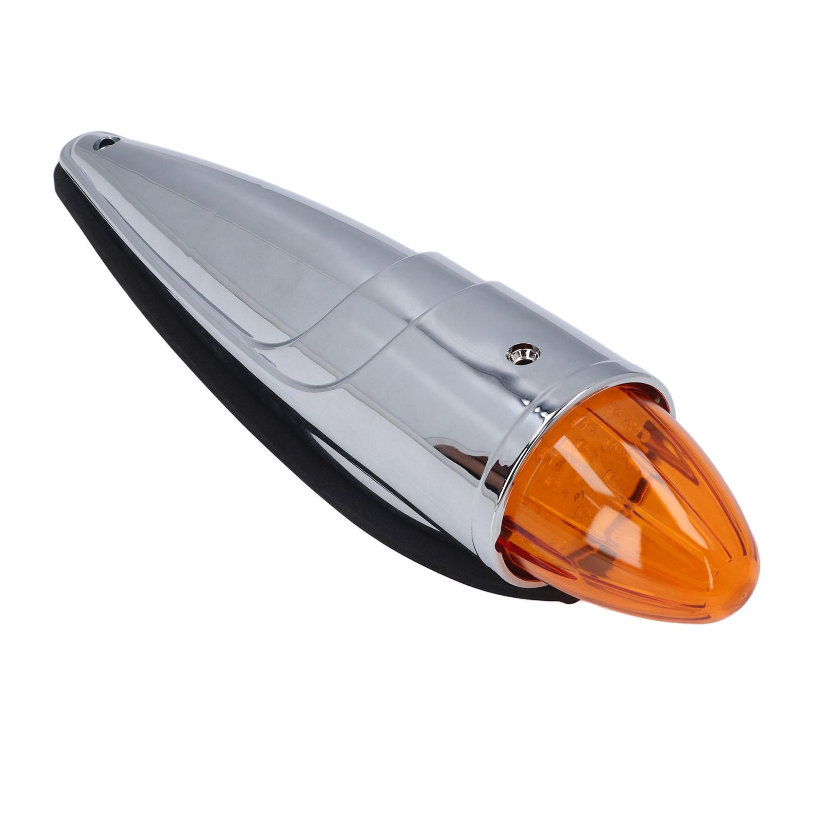 Marker Light Amber Super Bright Chrome 17 LED Bulbs Top Clearance Boat Signal Warning Light
Marker Light Amber Super Bright Chrome 17 LED Bulbs Top Clearance Boat Signal Warning Light