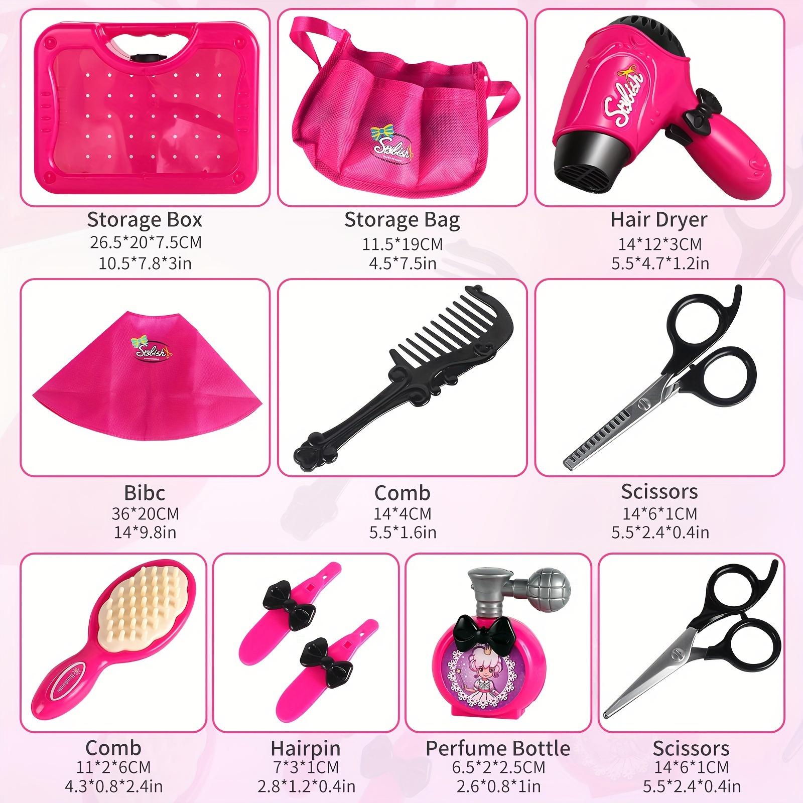 Pretend Play Girls Beauty Salon Toy Set With Hair Dryer,Barber Apron And Styling Accessories - Perfect For Imaginative Play Gift
Pretend Play Girls Beauty Salon Toy Set With Hair Dryer,Barber Apron And Styling Accessories - Perfect For Imaginative Play Gift