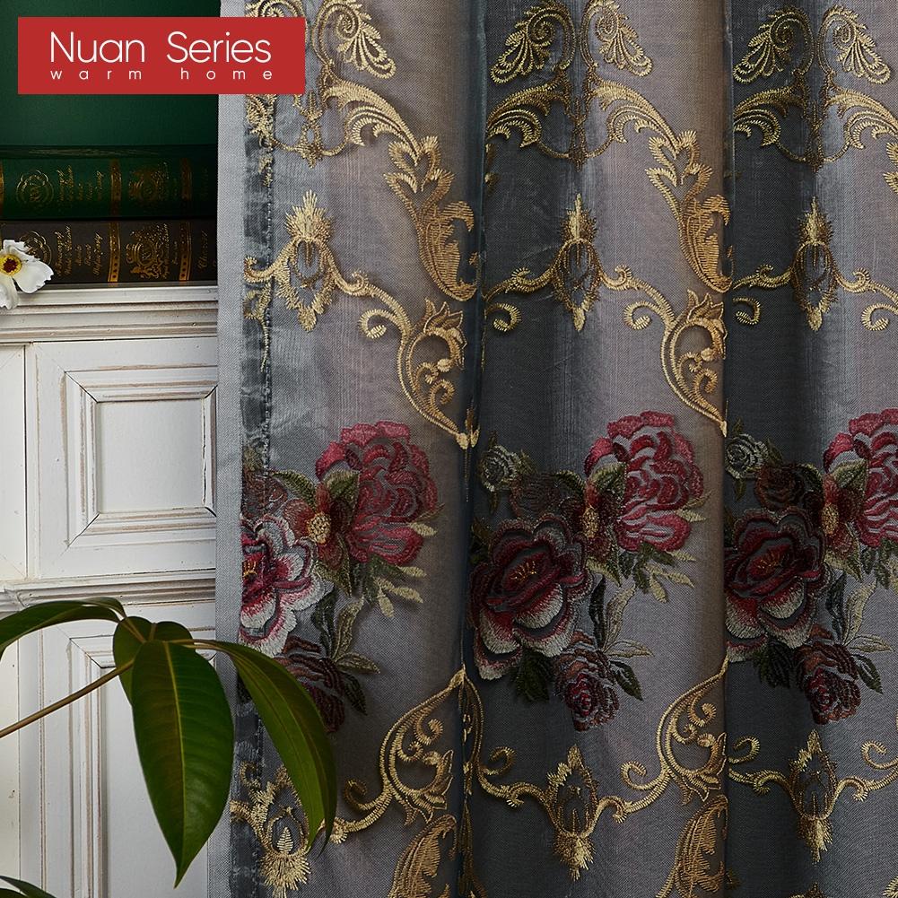 Комплект модных высококачественных экзотических роскошных двухслойных вышитых штор для гостиной, декоративная панель для окон, серия Nuan W100cm x L200cm
Комплект модных высококачественных экзотических роскошных двухслойных вышитых штор для гостиной, декоративная панель для окон, серия Nuan W100cm x L200cm