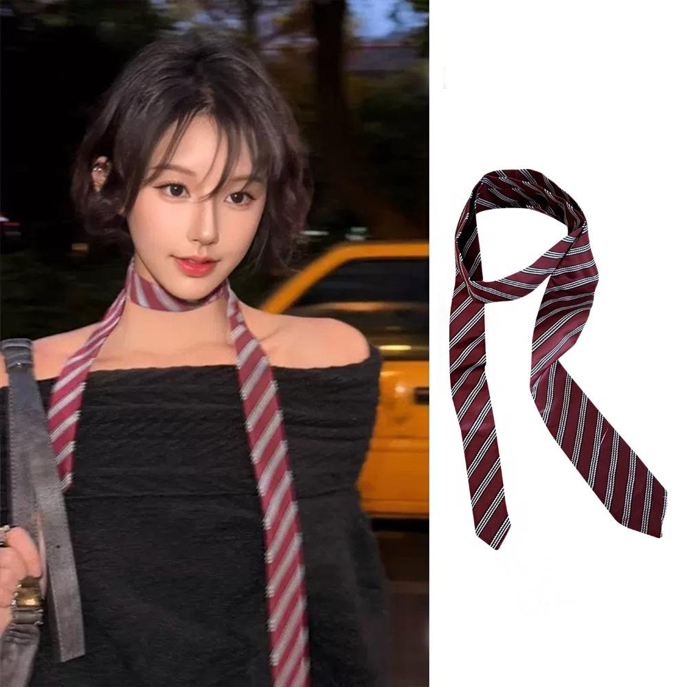 Simple Korean Striped Tie Printed Stripe JK Uniform Necktie Harajuku Style Y2K Shirt Tie Decoration JK Uniform Decoration
Simple Korean Striped Tie Printed Stripe JK Uniform Necktie Harajuku Style Y2K Shirt Tie Decoration JK Uniform Decoration