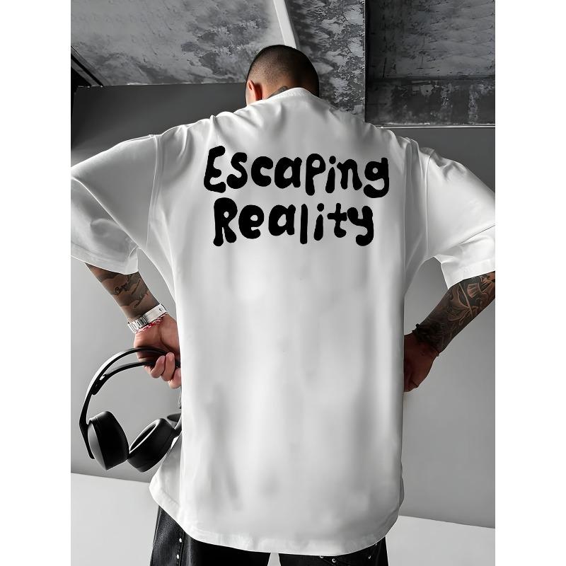 Men s Casual T-shirt, Versatile Trendy Top with Escaping Reality Back Print, Popular European and American Style, Fashionable Pattern, Suitable S белый
Men s Casual T-shirt, Versatile Trendy Top with Escaping Reality Back Print, Popular European and American Style, Fashionable Pattern, Suitable S белый