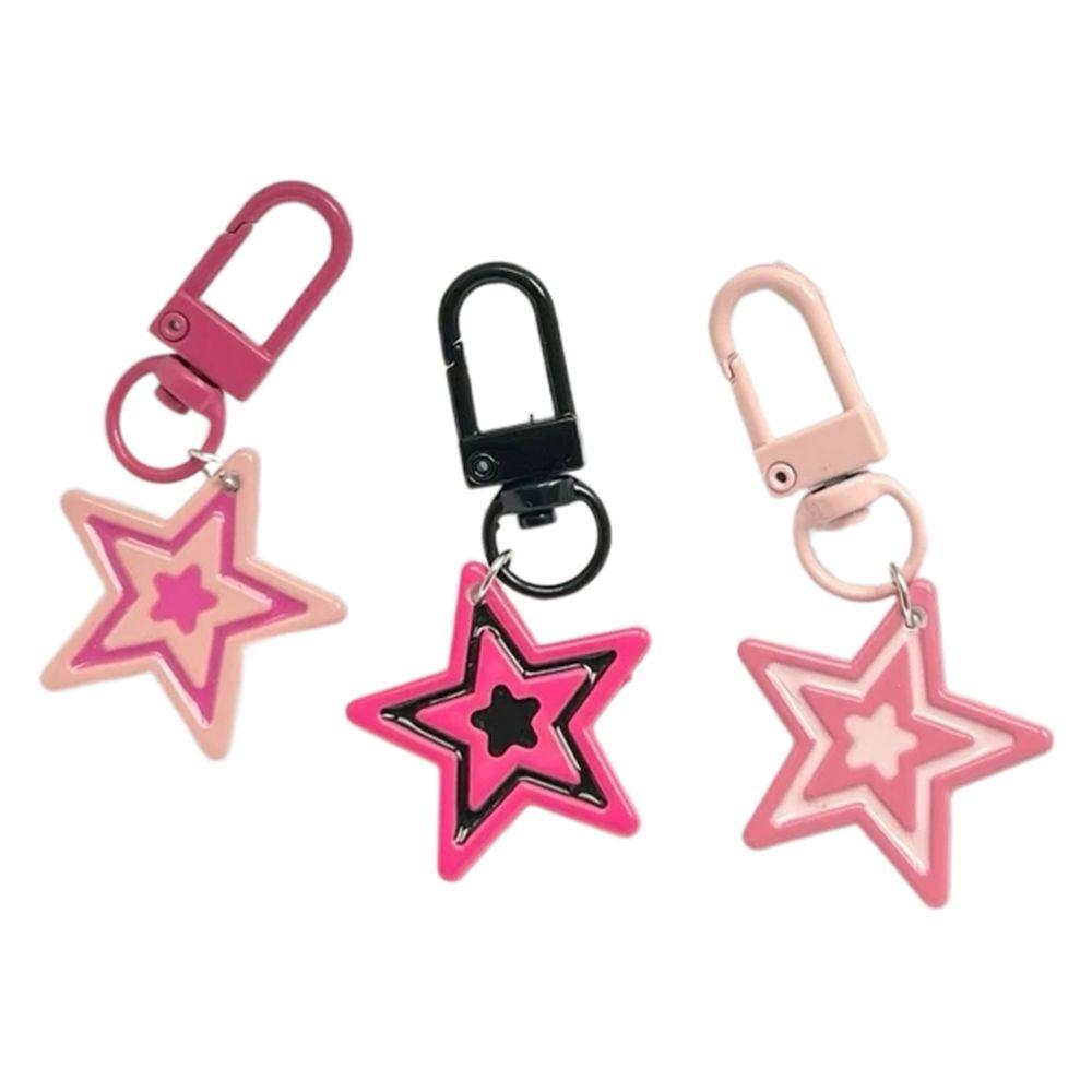 Cool Sweet Five-Pointed Star Pendant Girls Punk Pink Star Keyring Friend Couple Gifts світло-рожевий колір
Cool Sweet Five-Pointed Star Pendant Girls Punk Pink Star Keyring Friend Couple Gifts світло-рожевий колір