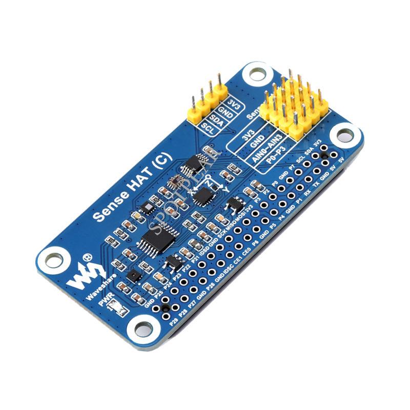 Плата розширення для датчиків Raspberry Pi: Гіроскоп, Магнетометр, Температура, Вологість, Тиск, Колір та АЦП.
Плата розширення для датчиків Raspberry Pi: Гіроскоп, Магнетометр, Температура, Вологість, Тиск, Колір та АЦП.