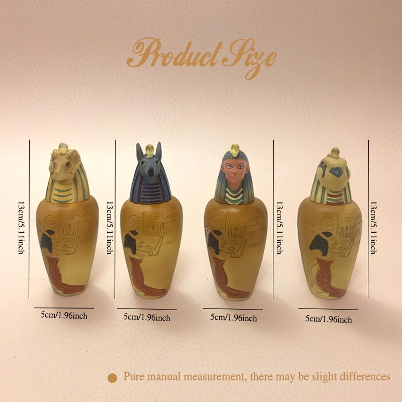 4 шт./набор Египетский фараон банка Смола статуэтка Красочный Канопский набор из четырех предметов Украшение для дома резервуар для хранения скульптура
4 шт./набор Египетский фараон банка Смола статуэтка Красочный Канопский набор из четырех предметов Украшение для дома резервуар для хранения скульптура