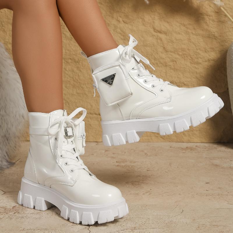 Модные высококачественные туфли на платформе с круглым носком и средней длиной до икры для женщин Модные женские ботинки на шнуровке Короткие бочонки на толстом каблуке Botas De Mujer 43 белый
Модные высококачественные туфли на платформе с круглым носком и средней длиной до икры для женщин Модные женские ботинки на шнуровке Короткие бочонки на толстом каблуке Botas De Mujer 43 белый
