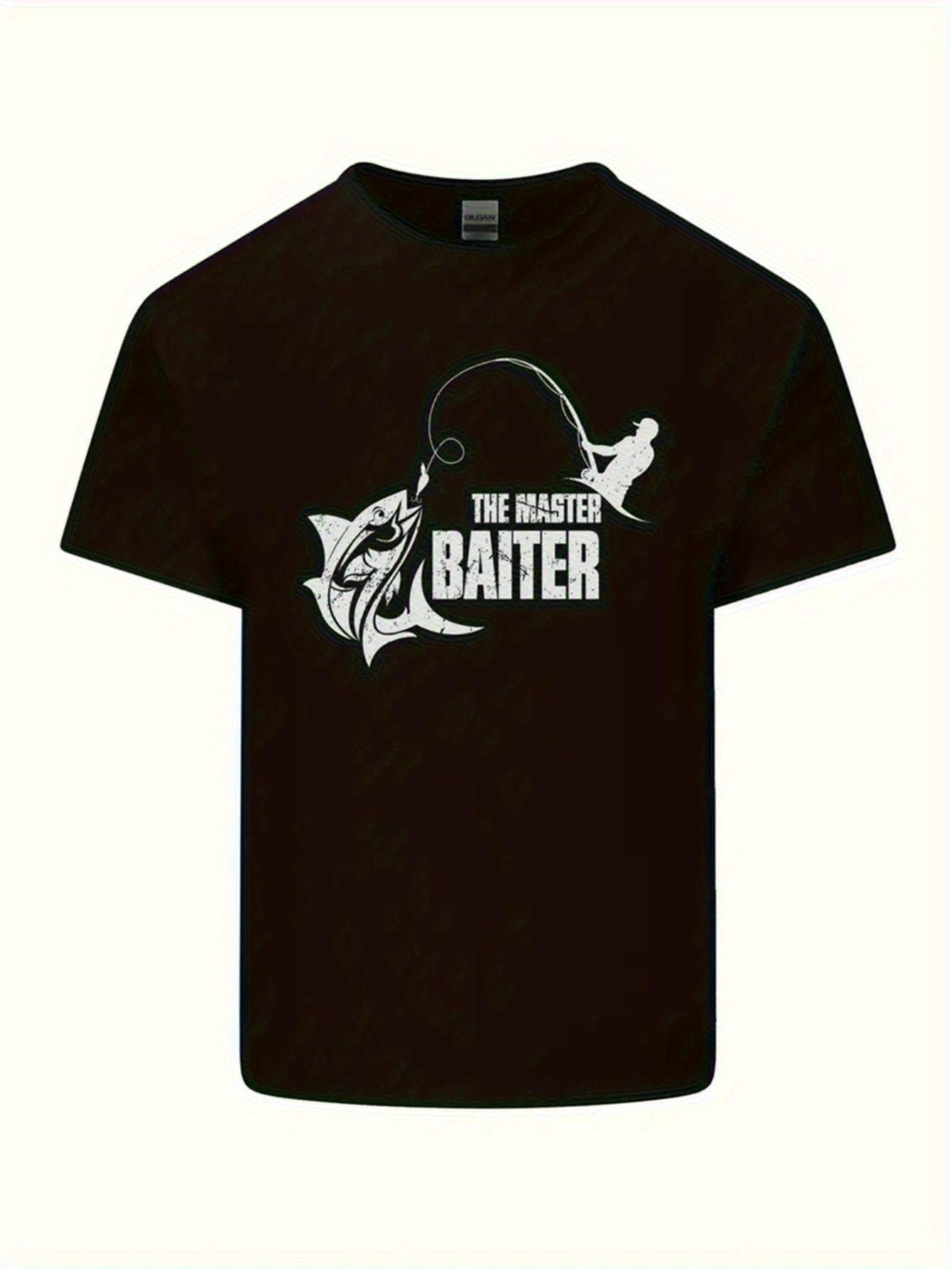 Slim Fit The Master Baiter Fishing Graphic T-shirt - Breathable Cotton Short Sleeve Tee with Fish Print Design for Outdoor Activities & Casual Wear XXL
Slim Fit The Master Baiter Fishing Graphic T-shirt - Breathable Cotton Short Sleeve Tee with Fish Print Design for Outdoor Activities & Casual Wear XXL