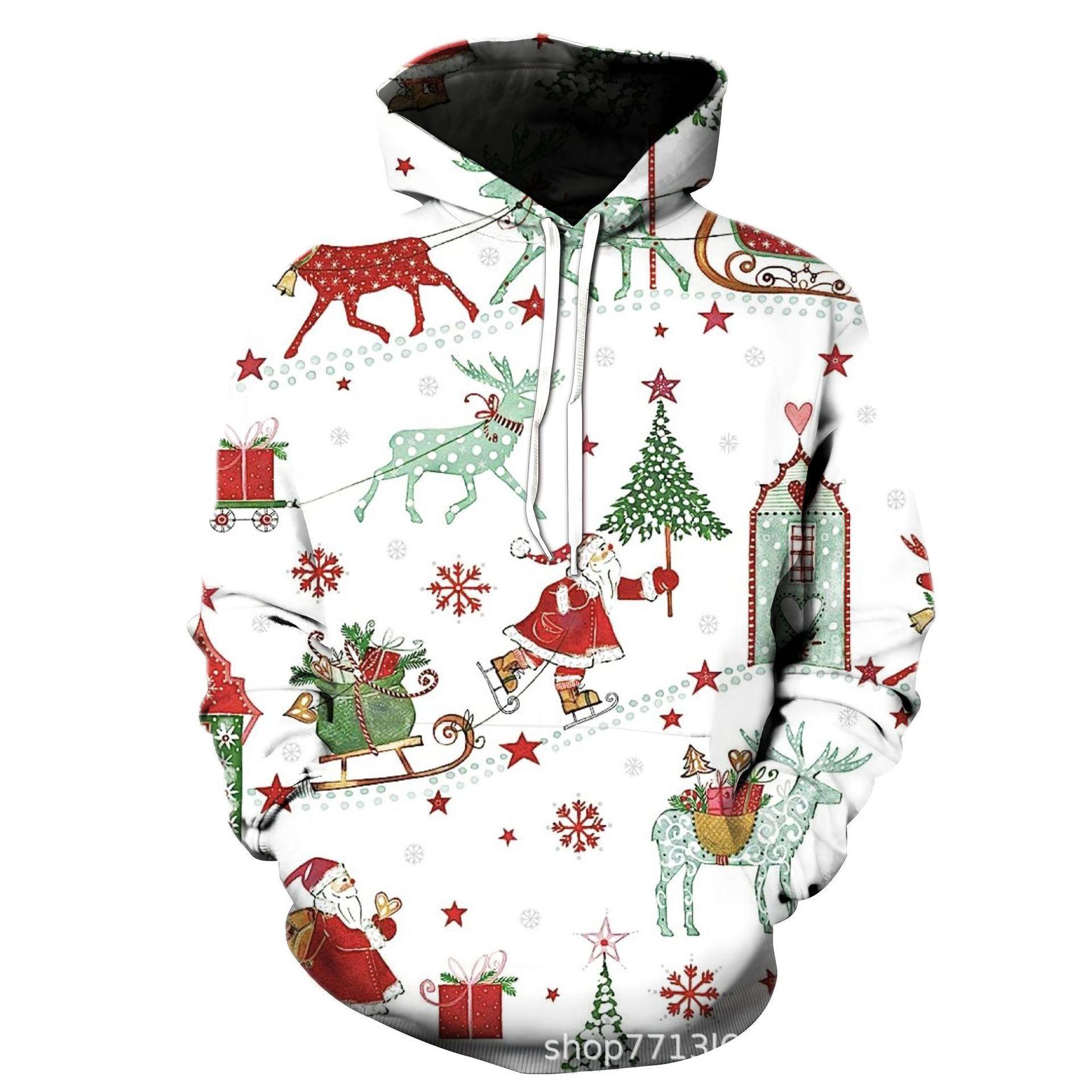 2024 hot selling men s sweatshirt 3D printed Christmas pattern fashion trend hooded sweatshirt casual spring and autumn clothing S
2024 hot selling men s sweatshirt 3D printed Christmas pattern fashion trend hooded sweatshirt casual spring and autumn clothing S