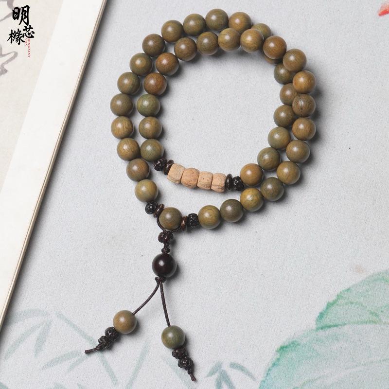 Green, Blood, and Purple Sandalwood Double-Wrap Bracelet with Bodhi Seeds - Unisex Buddhist Beads
Green, Blood, and Purple Sandalwood Double-Wrap Bracelet with Bodhi Seeds - Unisex Buddhist Beads