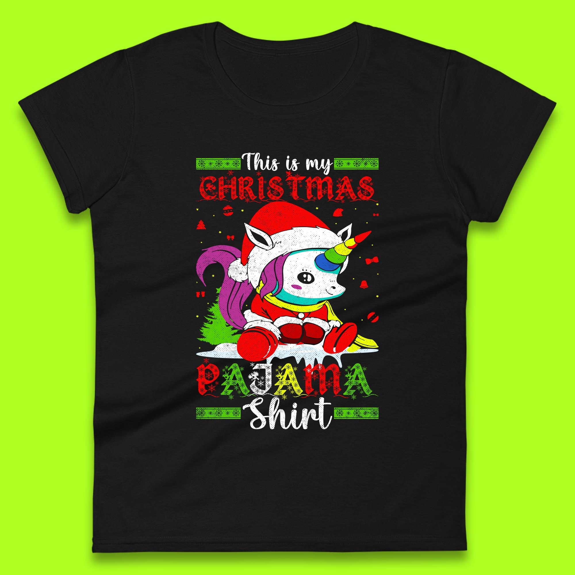 Christmas Unicorn Santa Costume Womens T Shirt Mens Tops Tees Unisex This Is My Christmas Pajama Shirt Top S
Christmas Unicorn Santa Costume Womens T Shirt Mens Tops Tees Unisex This Is My Christmas Pajama Shirt Top S