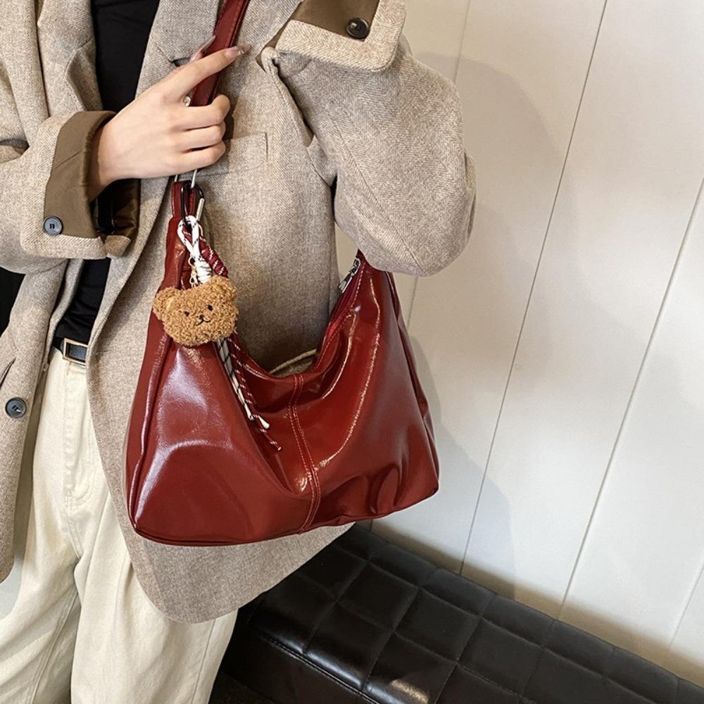 Korean Style Hobo Bag Zipper Women s Handbag Vintage PU Leather Shoulder Bag Girls червоний
Korean Style Hobo Bag Zipper Women s Handbag Vintage PU Leather Shoulder Bag Girls червоний
