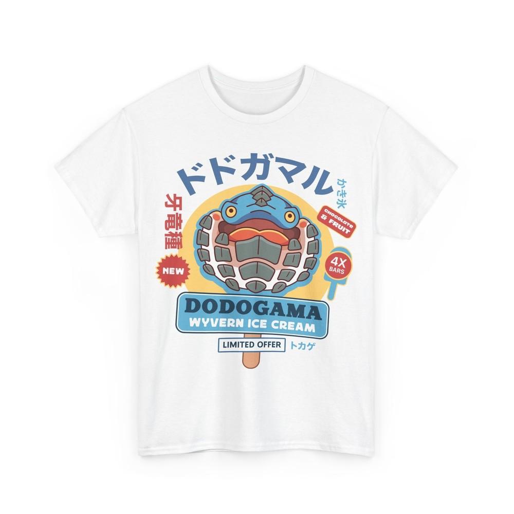 Dodogama Ice Cream Unisex T-Shirt. Monster Hunter Games. Monster Hunter Wilds. 3XL
Dodogama Ice Cream Unisex T-Shirt. Monster Hunter Games. Monster Hunter Wilds. 3XL