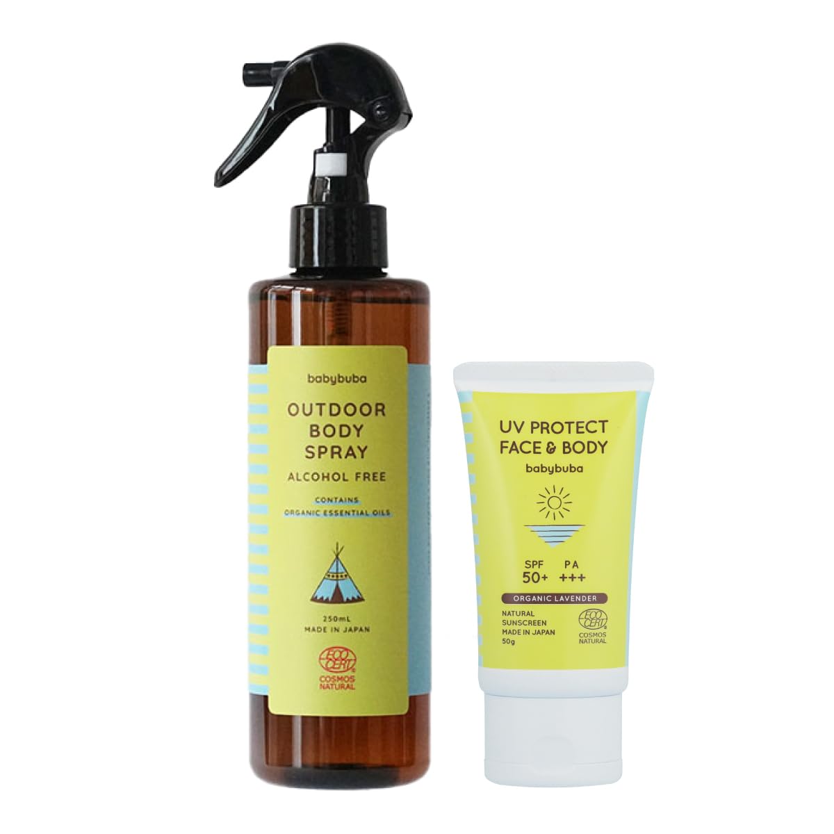 babybuba Outdoor Special Set (Outdoor Body Spray 250ml + UV Protect Face & Body SPF50+PA+++)
babybuba Outdoor Special Set (Outdoor Body Spray 250ml + UV Protect Face & Body SPF50+PA+++)