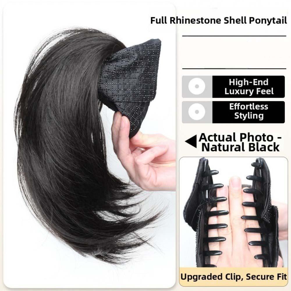 Elegant Bowknot Pony Tail Hair Piece with Grab Clip Short Wavy Layered Ponytail for Women чёрный/естественный
Elegant Bowknot Pony Tail Hair Piece with Grab Clip Short Wavy Layered Ponytail for Women чёрный/естественный