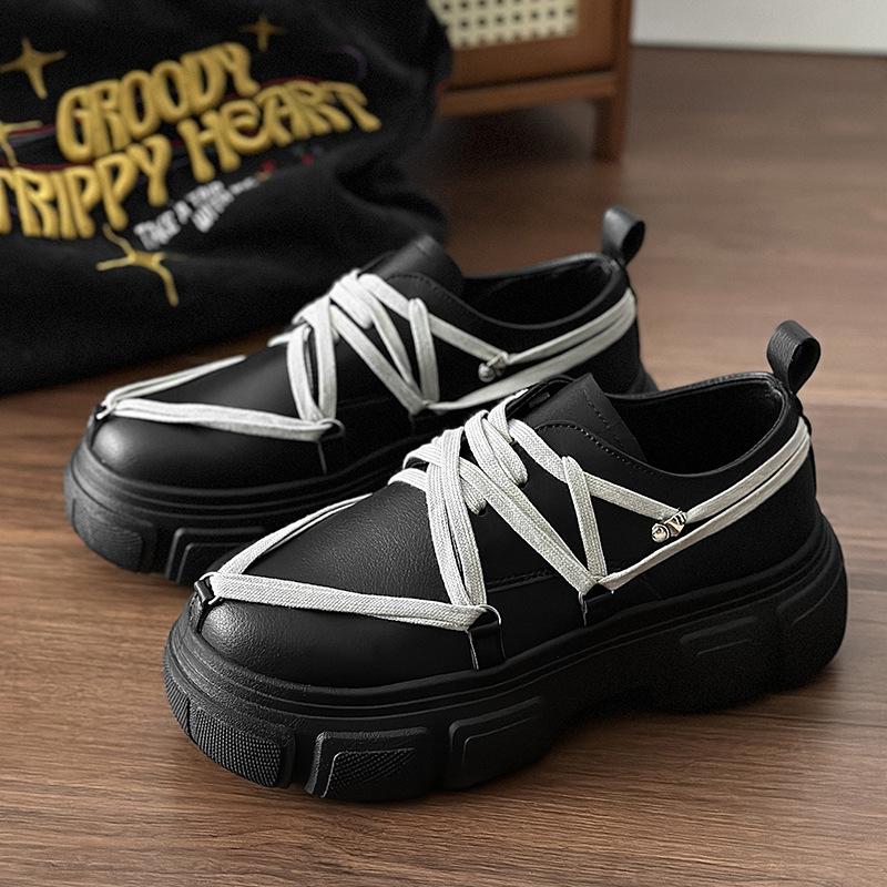Derby shoes platform heightening men s shoes 2025 autumn new shoes low top big head leather shoes straps casual shoes 39 чёрный
Derby shoes platform heightening men s shoes 2025 autumn new shoes low top big head leather shoes straps casual shoes 39 чёрный