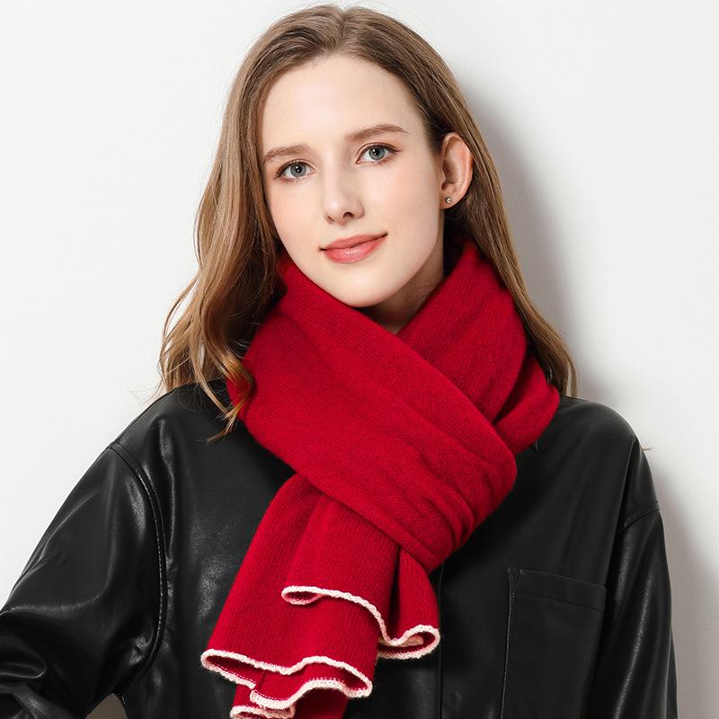 Red 100% pure cashmere scarf women s 2025 new autumn and winter versatile wool wool thick scarf senior sense 180cm чорний
Red 100% pure cashmere scarf women s 2025 new autumn and winter versatile wool wool thick scarf senior sense 180cm чорний