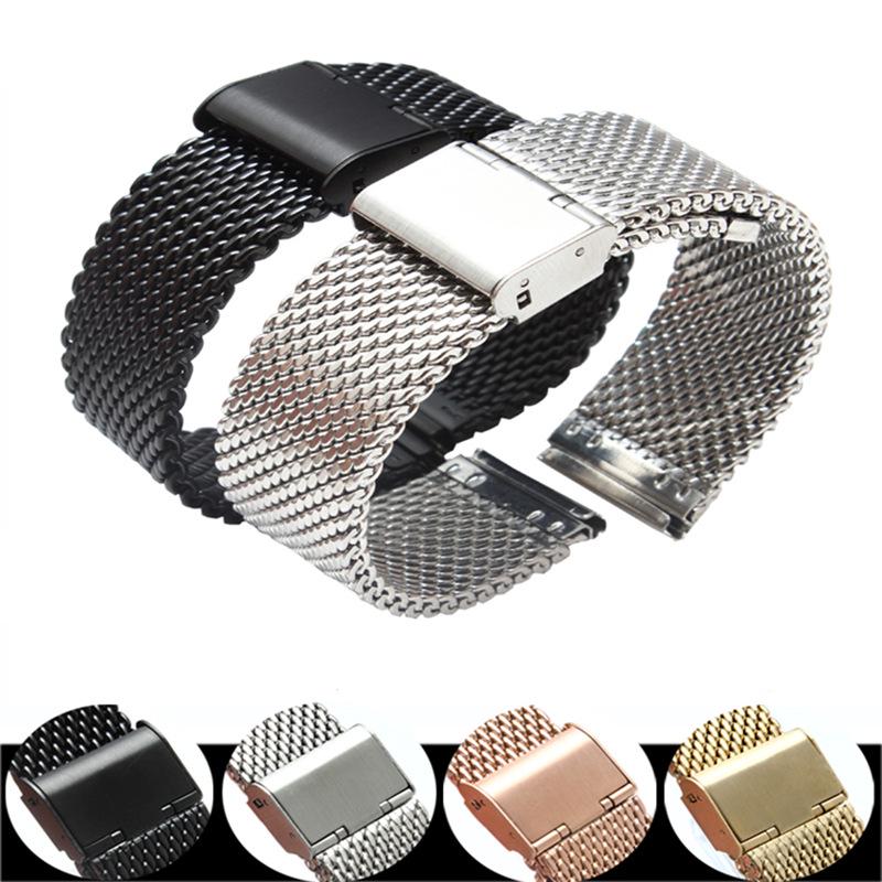 Black Stainless Steel Milanese Mesh Watch Band, Coarse 1.0mm Wire Diameter, Available in Sizes 18mm, 20mm, 22mm, 24mm 18mm серебряный
Black Stainless Steel Milanese Mesh Watch Band, Coarse 1.0mm Wire Diameter, Available in Sizes 18mm, 20mm, 22mm, 24mm 18mm серебряный