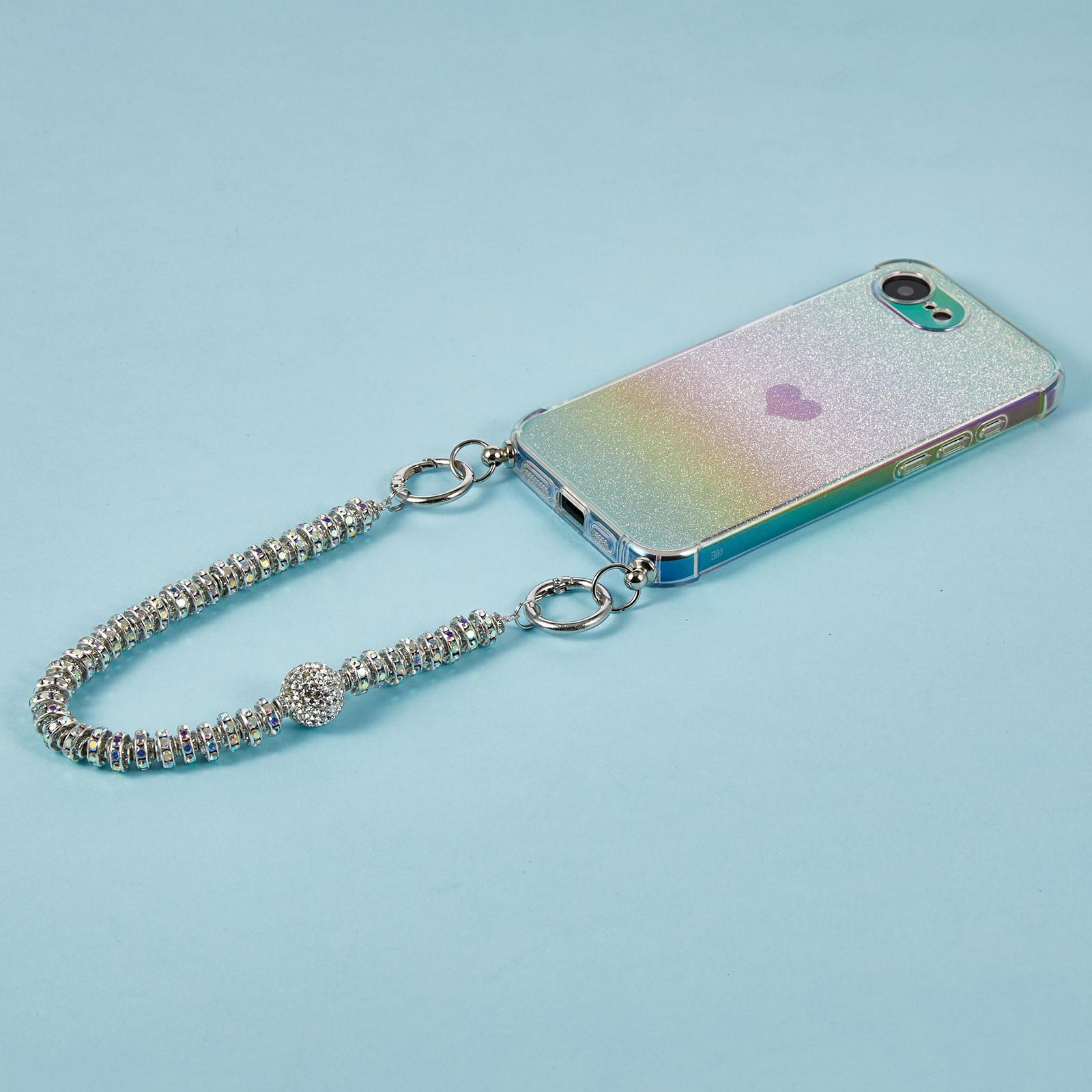 For iPhone 16e Case Heart Glitter Gradient TPU Phone Back Cover with Rhinestones Strap Fantasy Pink
For iPhone 16e Case Heart Glitter Gradient TPU Phone Back Cover with Rhinestones Strap Fantasy Pink