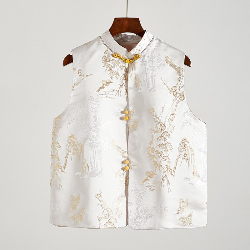 Spring 2025 Women s Embroidered Sleeveless Vest - New Loose Fit, Petite, Chinese Style M
Spring 2025 Women s Embroidered Sleeveless Vest - New Loose Fit, Petite, Chinese Style M