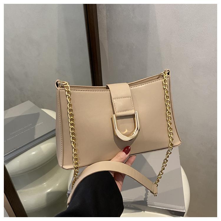 Новая ретро однотонная новая модная летняя большая вместимость повседневная цепочка сумка через плечо мессенджер женская хаки