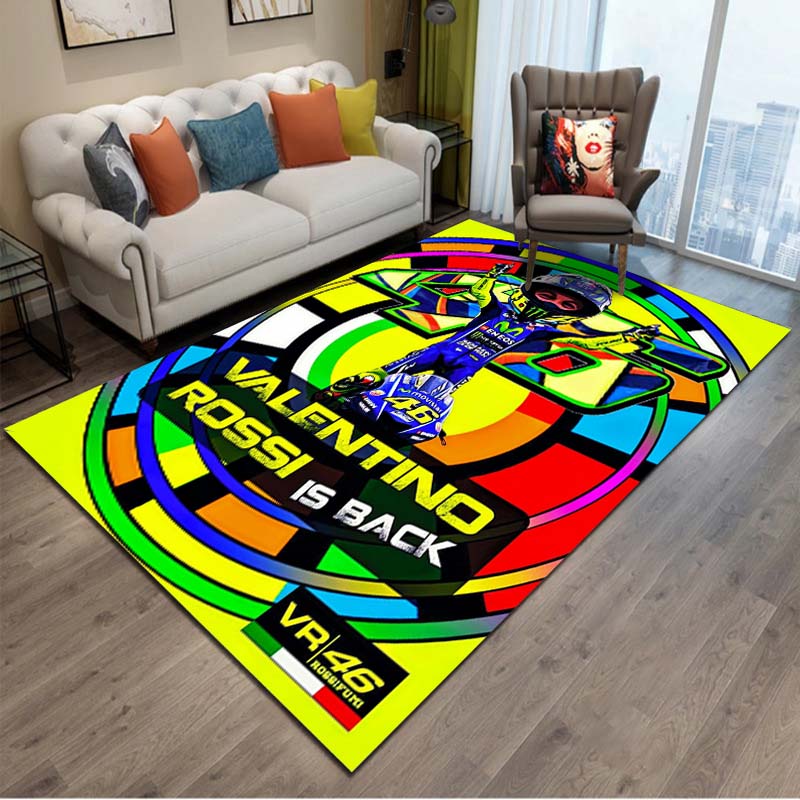 VR 46 Motorcycle Logo Printed Carpet Carpet for Living Room Bedroom Gift Home Decoration
VR 46 Motorcycle Logo Printed Carpet Carpet for Living Room Bedroom Gift Home Decoration