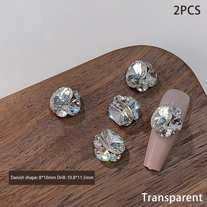 2pcs Glass Nail Stones Diy Charms Colorful Crystal Nail File Diamond Luxury Pigeon Eggs Nail Art Rhinestones Gems Sparkle прозрачный
2pcs Glass Nail Stones Diy Charms Colorful Crystal Nail File Diamond Luxury Pigeon Eggs Nail Art Rhinestones Gems Sparkle прозрачный