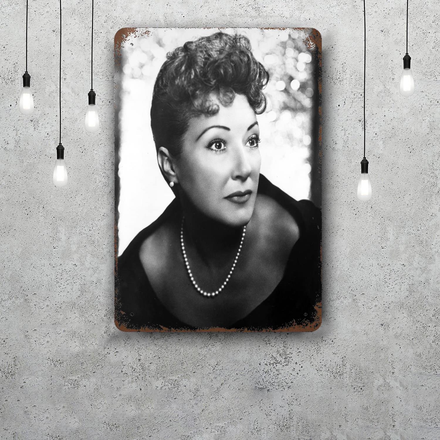 Ethel Merman Classic Poster Rusty Metal Plaque Retro Decorative Plate Bar Man Cave Garage Club Metal Sign Wall Decoration 20x30cm(7.8x11.8inch)
Ethel Merman Classic Poster Rusty Metal Plaque Retro Decorative Plate Bar Man Cave Garage Club Metal Sign Wall Decoration 20x30cm(7.8x11.8inch)