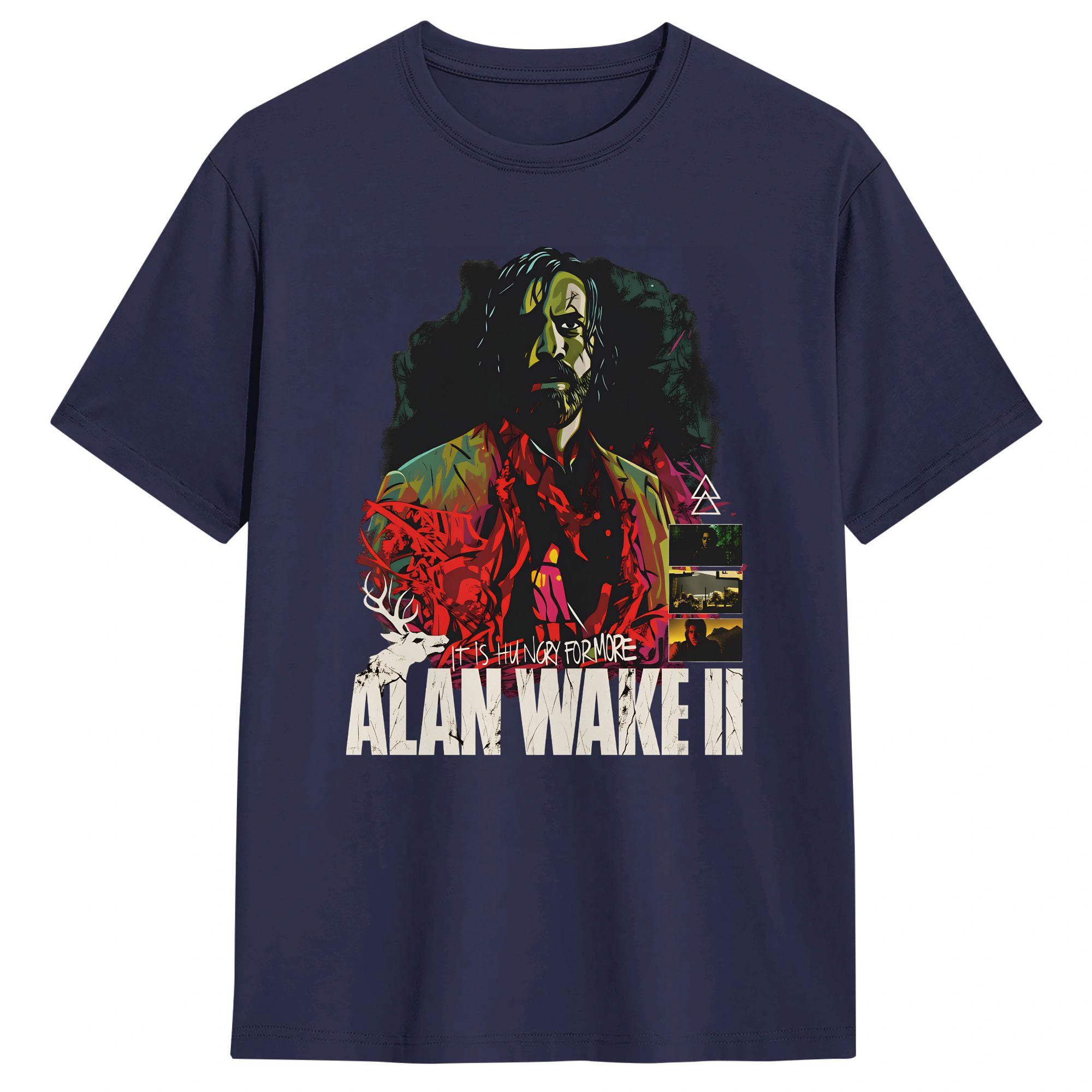 Mens Alan Wake 2 bootleg T Shirts 100 Cotton Top Tees Summer Vintage ShortSleeved TShirt O Neck Hip Hop Print Tshirt 4XL
Mens Alan Wake 2 bootleg T Shirts 100 Cotton Top Tees Summer Vintage ShortSleeved TShirt O Neck Hip Hop Print Tshirt 4XL