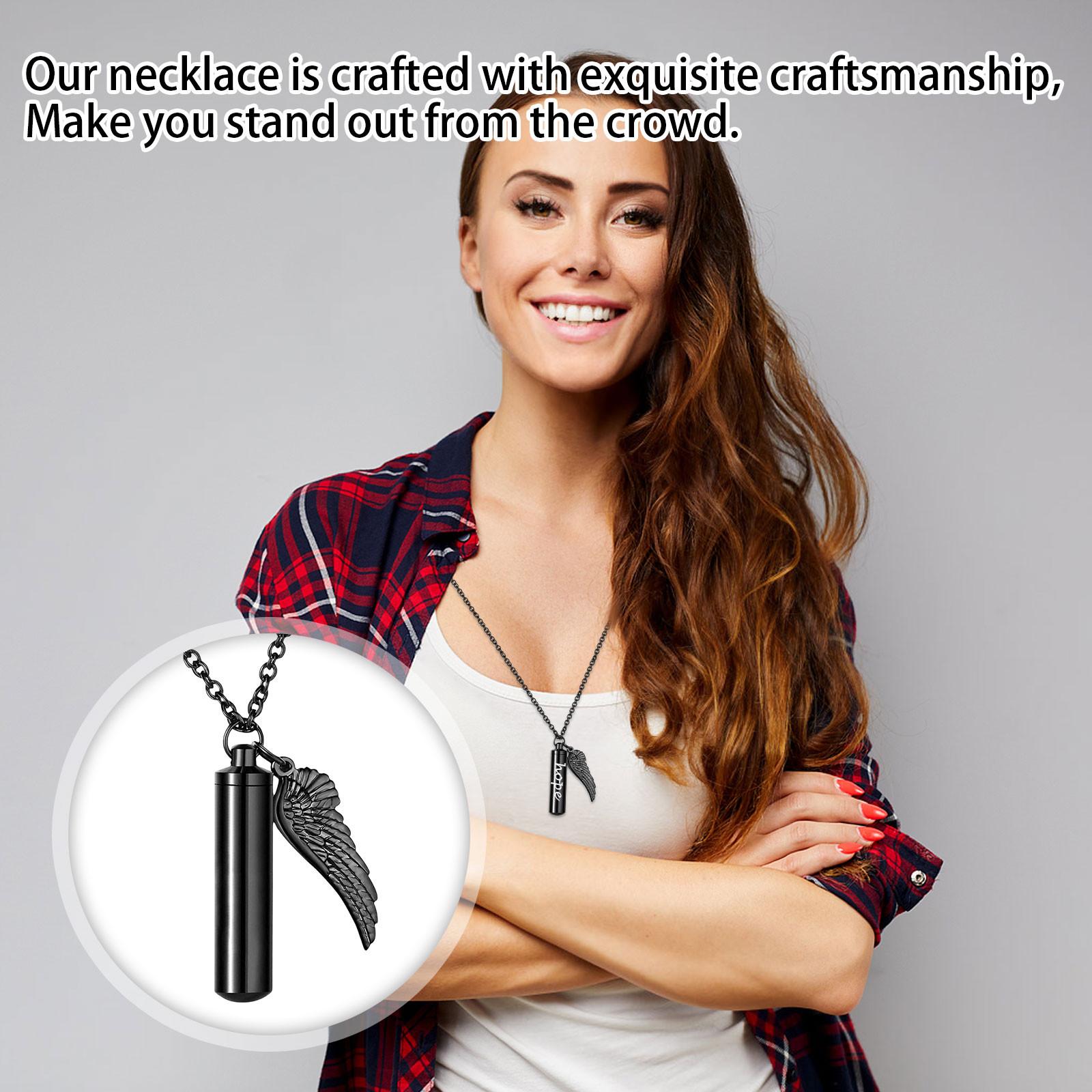 Резная Индивидуальная Персонализированная Подвеска для Праха Питомца, Подвеска для Духов One Size чёрный
Резная Индивидуальная Персонализированная Подвеска для Праха Питомца, Подвеска для Духов One Size чёрный