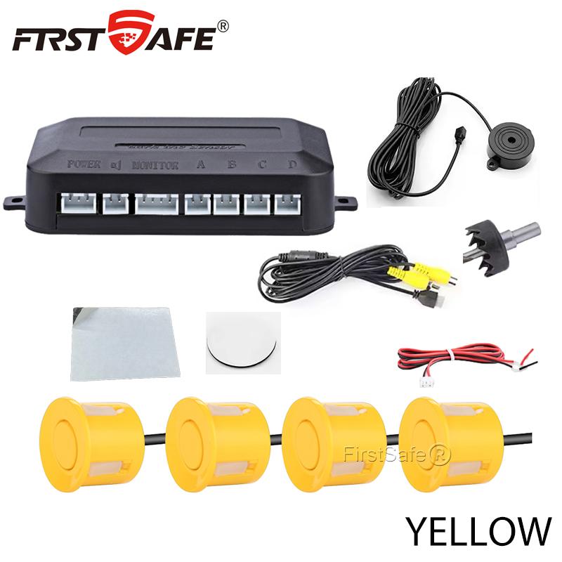 FirstSafe Factory CVBS AHD Video Parking 4 Sensors Car Reverse Backup Rear Buzzer Radar Monitor System Support Android System KZ-033-YELLOW
FirstSafe Factory CVBS AHD Video Parking 4 Sensors Car Reverse Backup Rear Buzzer Radar Monitor System Support Android System KZ-033-YELLOW