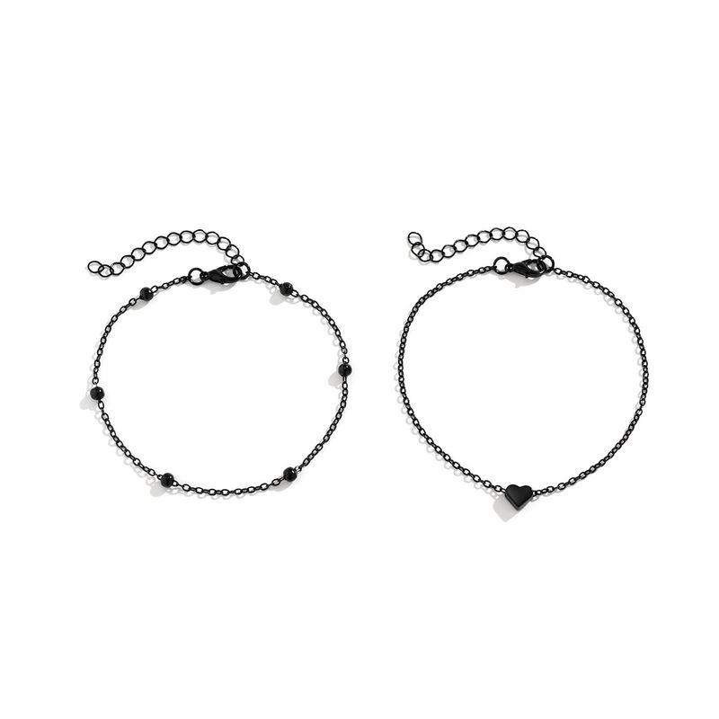 Fashion 2-Piece Set Peach Heart Online Celebrity Temperament Travel Racket Anklet Black
Fashion 2-Piece Set Peach Heart Online Celebrity Temperament Travel Racket Anklet Black