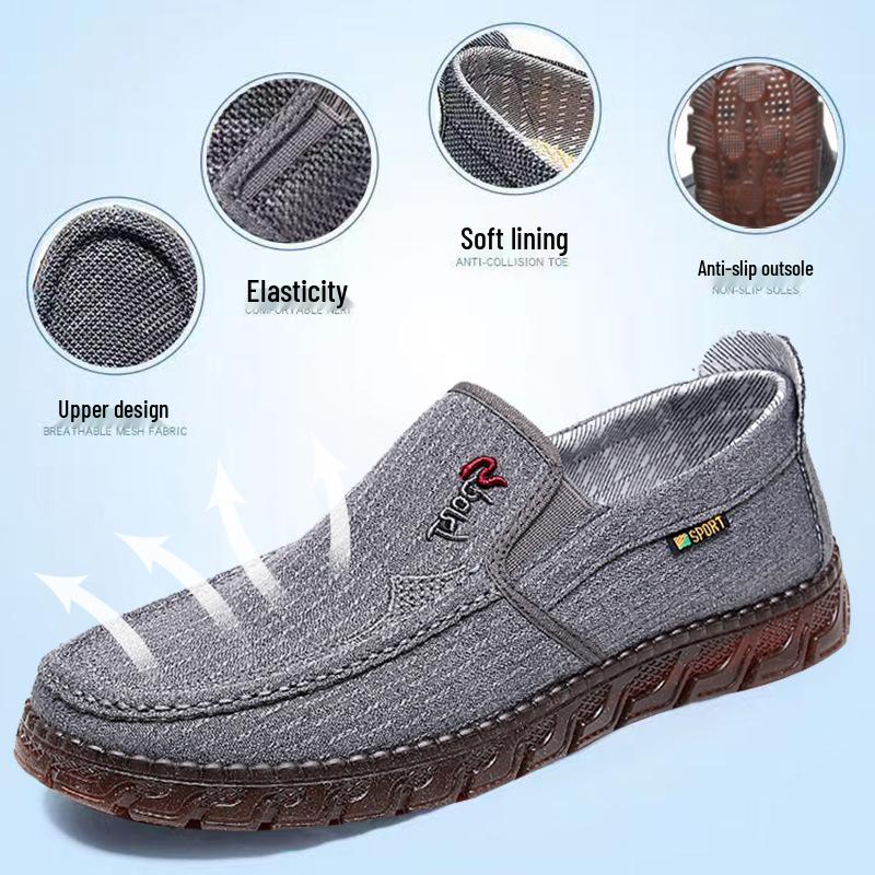 Men s Spring Canvas Shoes - Soft TPR Sole, Comfortable Casual Sneakers for Middle-Aged and Elderly 42
Men s Spring Canvas Shoes - Soft TPR Sole, Comfortable Casual Sneakers for Middle-Aged and Elderly 42