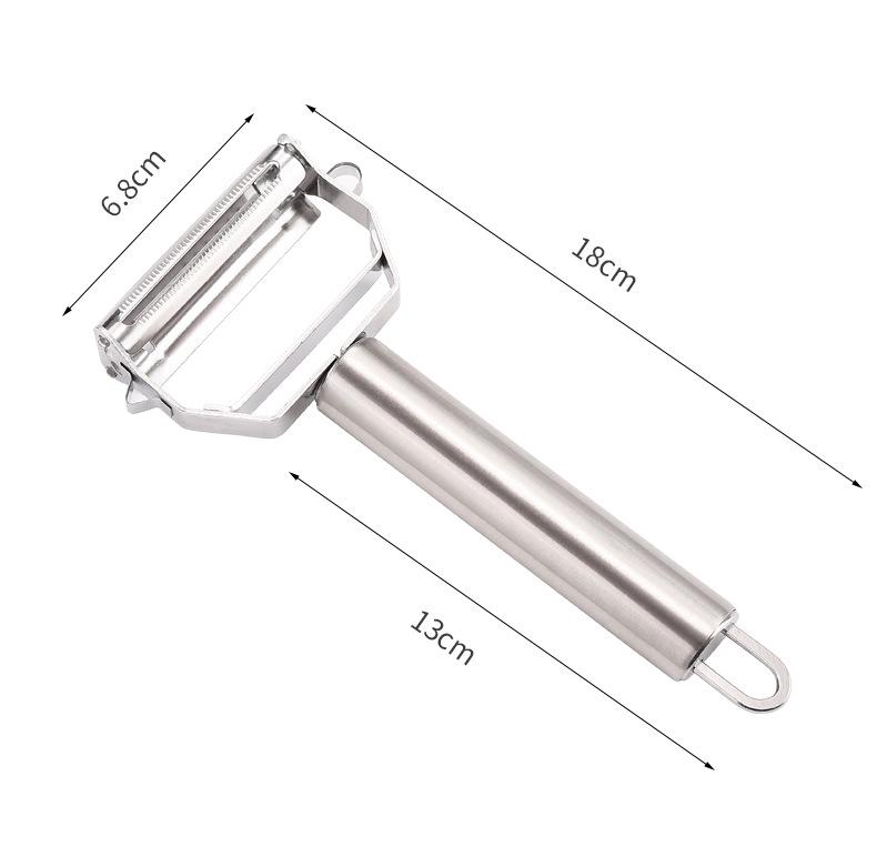 Stainless Steel Multi-Functional Double-Head Grater & Peeler for Fruits and Vegetables
Stainless Steel Multi-Functional Double-Head Grater & Peeler for Fruits and Vegetables
