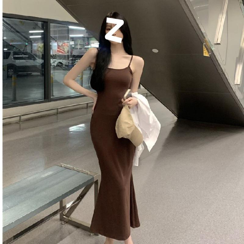 Pure desire sleeveless suspender dress women s summer new slim and thin fishtail skirt long temperament hip skirt 3XL
Pure desire sleeveless suspender dress women s summer new slim and thin fishtail skirt long temperament hip skirt 3XL
