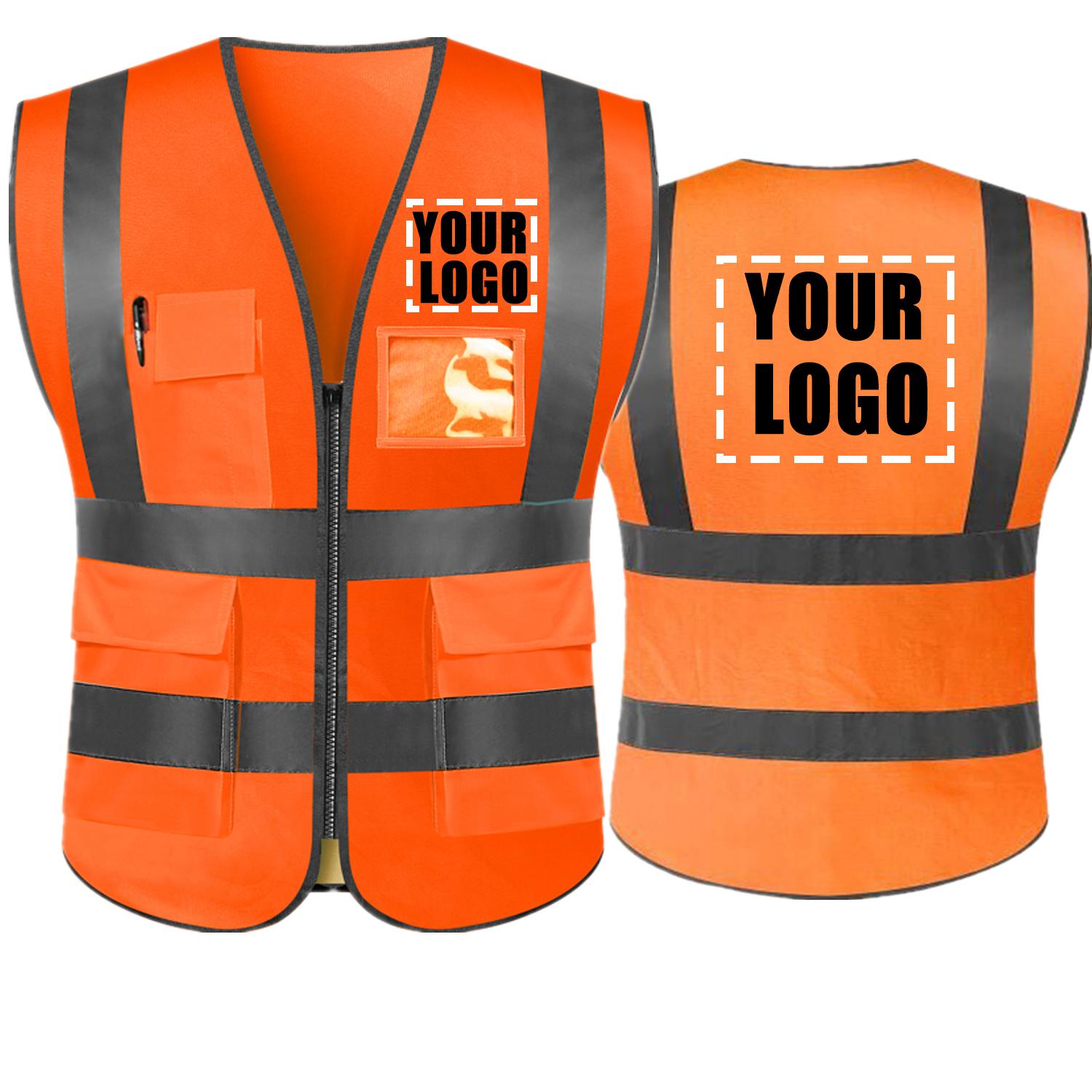 Reflective Safety Vest Custom LOGO TEXT High Visibility Work Vest Construction Work Uniforms Engineer Safety Vest XXL-Chest 132cm помаранчевий
Reflective Safety Vest Custom LOGO TEXT High Visibility Work Vest Construction Work Uniforms Engineer Safety Vest XXL-Chest 132cm помаранчевий
