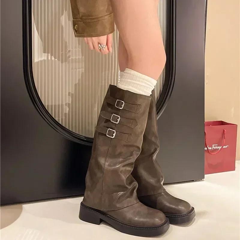Winter New Women s Boots 2024 High Quality Fashionable Round Toe Solid Color Buckle Mid-heeled Sleeve Women s High Boots 35 чёрный
Winter New Women s Boots 2024 High Quality Fashionable Round Toe Solid Color Buckle Mid-heeled Sleeve Women s High Boots 35 чёрный