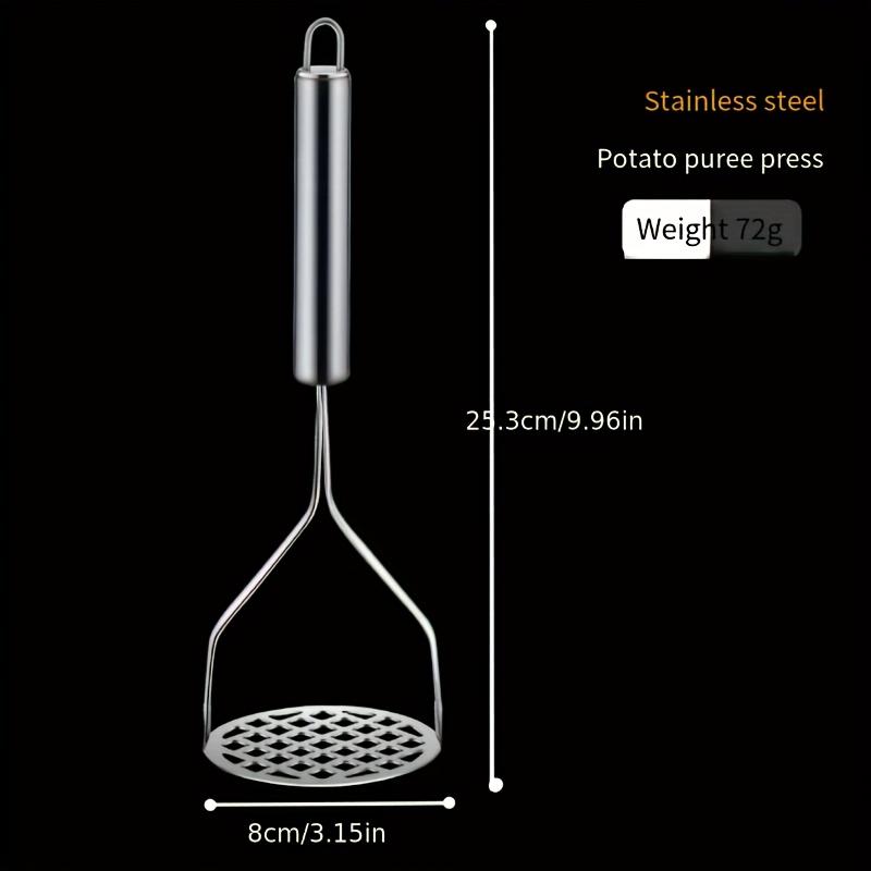 Heavy-Duty Stainless Steel Potato Masher. Comfort Grip, Easy to Clean.Perfect for Mashed Foods,Fruits, Veggies. Dishwasher Safe. срібний
Heavy-Duty Stainless Steel Potato Masher. Comfort Grip, Easy to Clean.Perfect for Mashed Foods,Fruits, Veggies. Dishwasher Safe. срібний