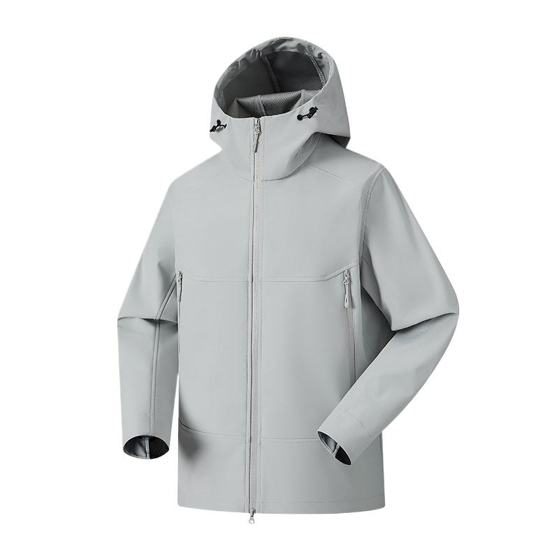 Outdoor Sports Soft Shell Hooded Jacket Three-proof Men s and Women s New Casual Jacket Jacket Anti-feng Shui S
Outdoor Sports Soft Shell Hooded Jacket Three-proof Men s and Women s New Casual Jacket Jacket Anti-feng Shui S