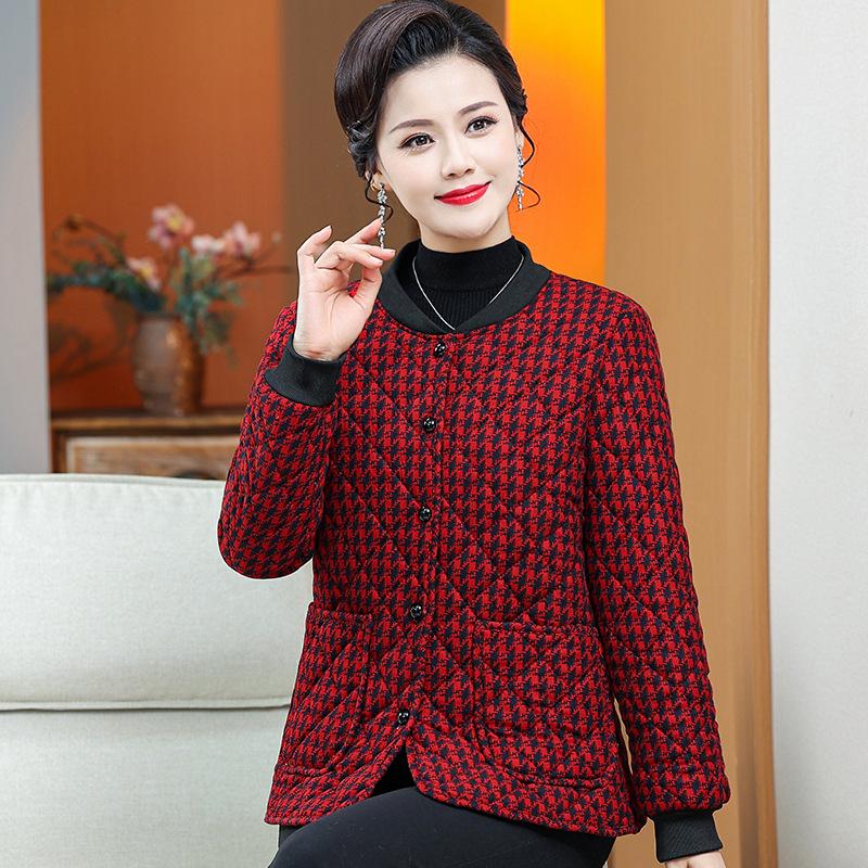 Stylish Plaid Velvet Jacket for Mid-Aged Women - 2025 Autumn/Winter Collection 2XL (Recommended 105-120 jin) вина червоного кольору
Stylish Plaid Velvet Jacket for Mid-Aged Women - 2025 Autumn/Winter Collection 2XL (Recommended 105-120 jin) вина червоного кольору