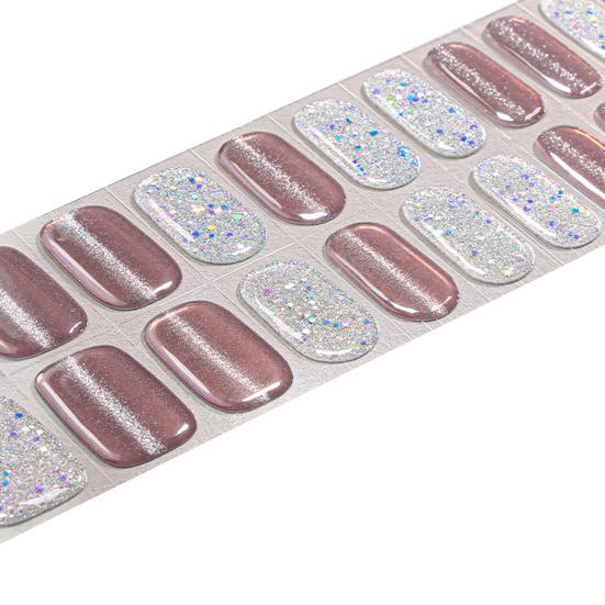Glitter Nail Polish Strips with File Easy Apply Remove Self Adhesive Women Full Nail Sticker Home Manicure DIY Nail Art Decoration Wrap
Glitter Nail Polish Strips with File Easy Apply Remove Self Adhesive Women Full Nail Sticker Home Manicure DIY Nail Art Decoration Wrap