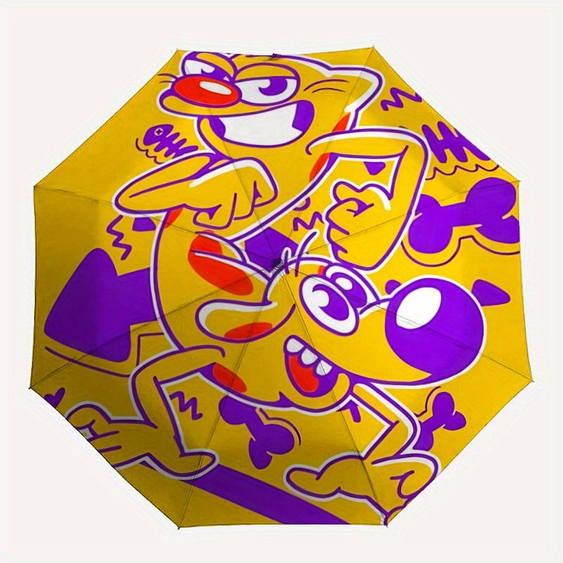 1pc CatDog Home Essential Cute Cartoon Umbrella, Portable Folding Umbrella with Durable Iron Frame 8 Ribs, 085
1pc CatDog Home Essential Cute Cartoon Umbrella, Portable Folding Umbrella with Durable Iron Frame 8 Ribs, 085