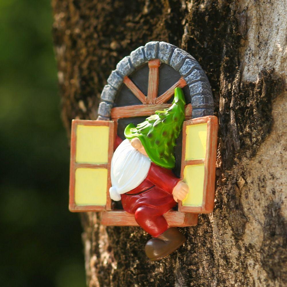 Handmade Window Gnome Sculpture Unique Dwarf Miniatures Exquisite Gnomes Garden Ornament Yard Style 2
Handmade Window Gnome Sculpture Unique Dwarf Miniatures Exquisite Gnomes Garden Ornament Yard Style 2