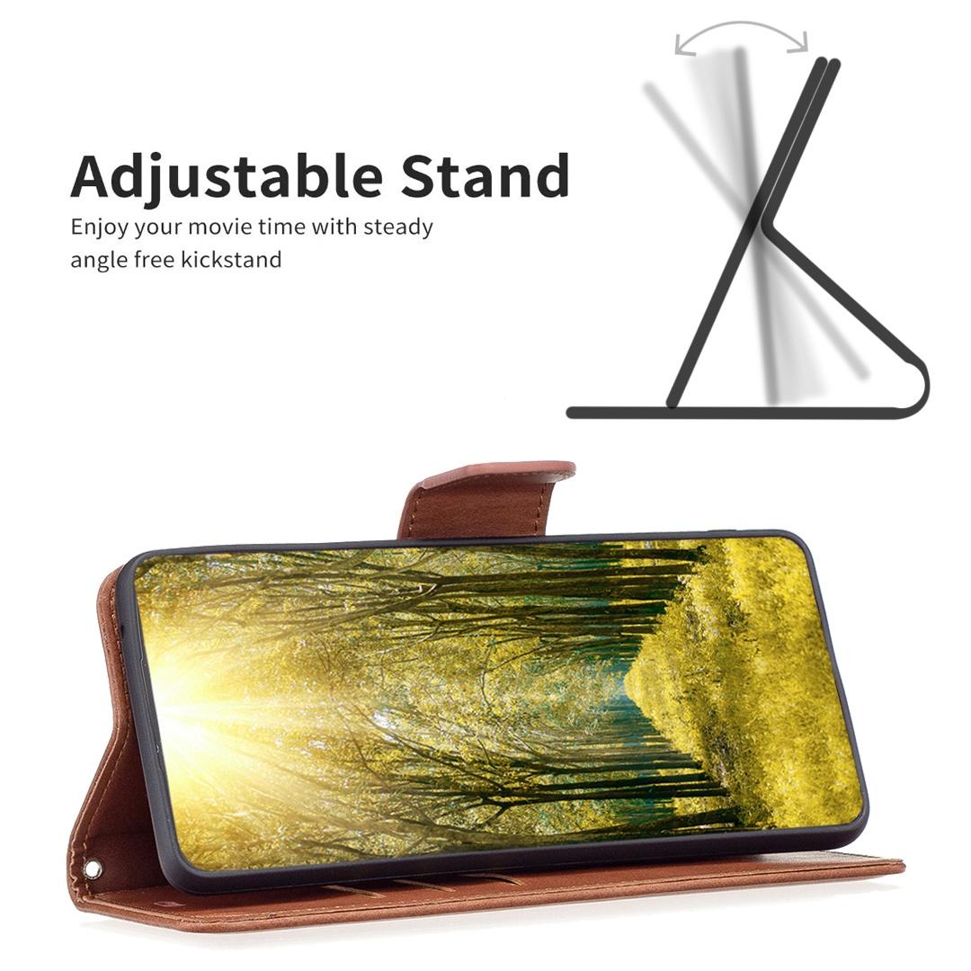 For Motorola Moto G32 4G Case Smooth Leather Wallet Stand Mobile Phone Cover with Strap Brown
For Motorola Moto G32 4G Case Smooth Leather Wallet Stand Mobile Phone Cover with Strap Brown