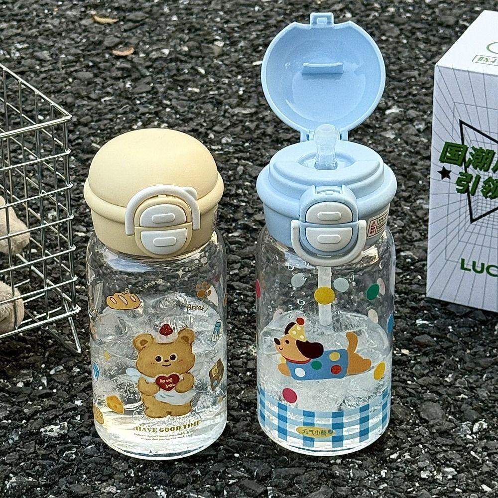 Butter Bear Water Straw Bottles Transparent Pochacco Water Bottle Milk Plastic Cup Juice bear
Butter Bear Water Straw Bottles Transparent Pochacco Water Bottle Milk Plastic Cup Juice bear