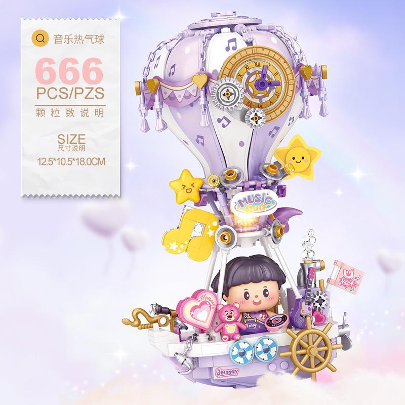 Loz Creative Hot Air Balloon Model Kids 4111-4114 Small Particle Puzzle Building Blocks
Loz Creative Hot Air Balloon Model Kids 4111-4114 Small Particle Puzzle Building Blocks
