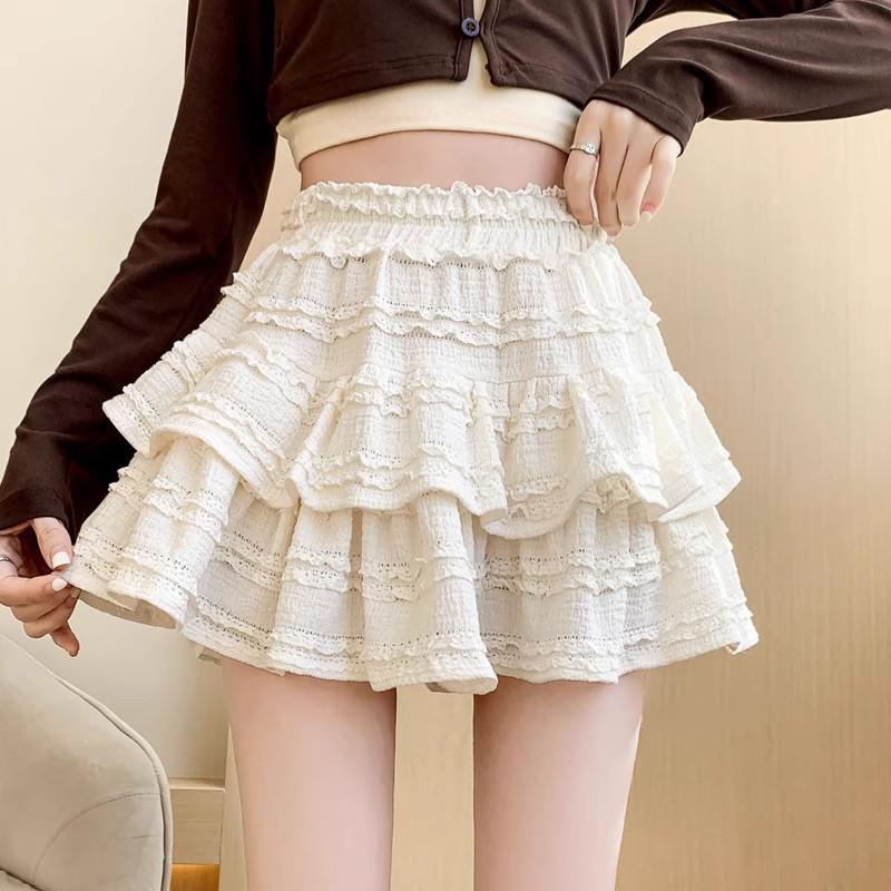 Женская белая кружевная юбка А-силуэта в балетном стиле - пышная юбка мини с высокой талией для весны/осени 2025 XS
Женская белая кружевная юбка А-силуэта в балетном стиле - пышная юбка мини с высокой талией для весны/осени 2025 XS