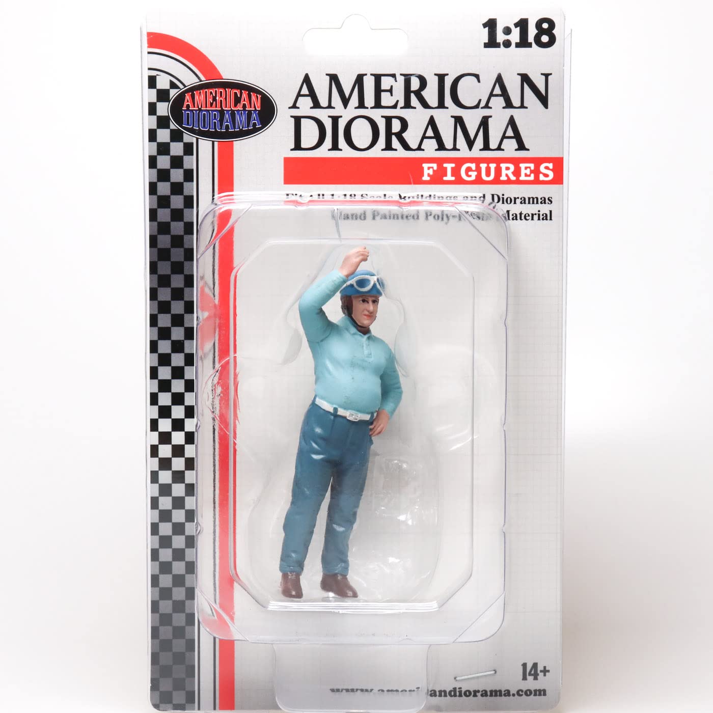 American Diorama Scale Racing Legend Figure 1/18 50s-B (Used)
American Diorama Scale Racing Legend Figure 1/18 50s-B (Used)