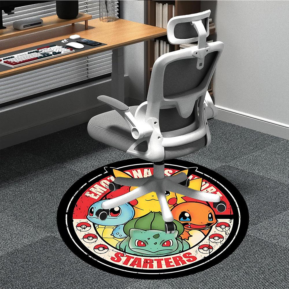 1pc Pokémon Starters Office Round Area Rug, Indoor Mat Suitable For Office, Under Office Chairs Bedroom Living Room Home Decor, Room Deco129 80cm by 80cm
1pc Pokémon Starters Office Round Area Rug, Indoor Mat Suitable For Office, Under Office Chairs Bedroom Living Room Home Decor, Room Deco129 80cm by 80cm