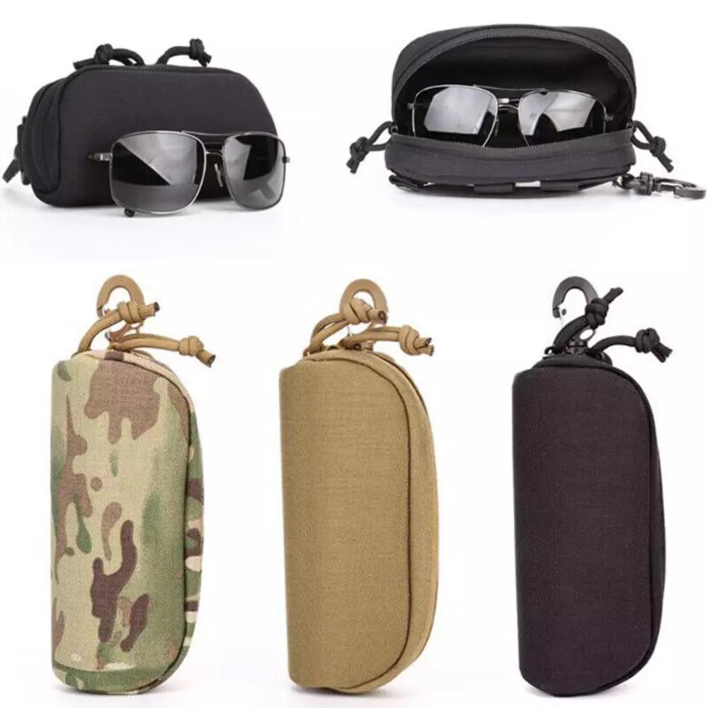 Tactical Nylon Sunglasses Box Portable Eyewear Case With Belt Snap Hook Molle System Outdoor Glasses Shockproof Protective Box
Tactical Nylon Sunglasses Box Portable Eyewear Case With Belt Snap Hook Molle System Outdoor Glasses Shockproof Protective Box