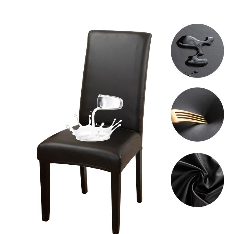 PU Leather fabric solid color chair cover waterproof Dining seat Chair Covers el Banquet wedding Seat Covers Chair Protector universal size
PU Leather fabric solid color chair cover waterproof Dining seat Chair Covers el Banquet wedding Seat Covers Chair Protector universal size