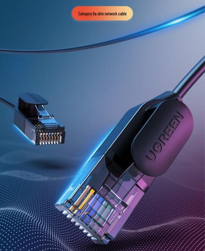 UGREEN Slim Cat6a 10 Gigabit Ethernet Patch Cable
UGREEN Slim Cat6a 10 Gigabit Ethernet Patch Cable